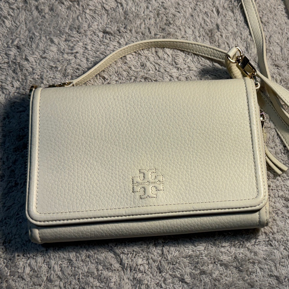 Tory Burch Cream Crossbody Bag